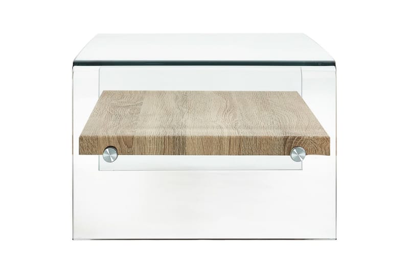 Soffbord genomskinlig 98x45x31 cm härdat glas - Transparent - Möbler - Bord & matgrupper - Soffbord