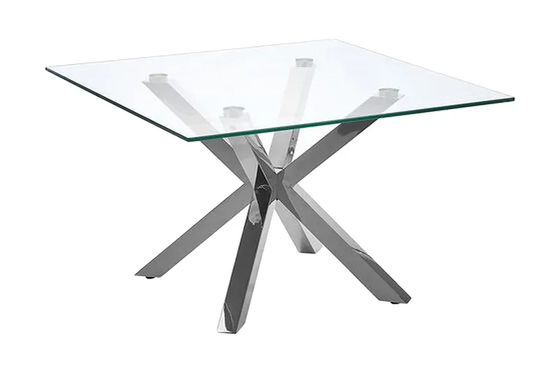 Soffbord genomskinlig/silver STARLIGHT - Silver - Möbler - Bord & matgrupper - Soffbord
