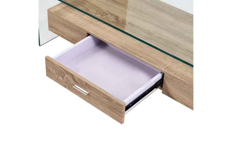 Soffbord genomskinligt 98x45x31 cm härdat glas - Transparent - Möbler - Bord & matgrupper - Soffbord