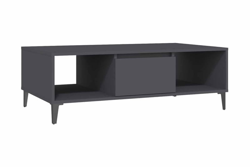 Soffbord grå 103,5x60x35 cm spånskiva - Grå - Soffbord