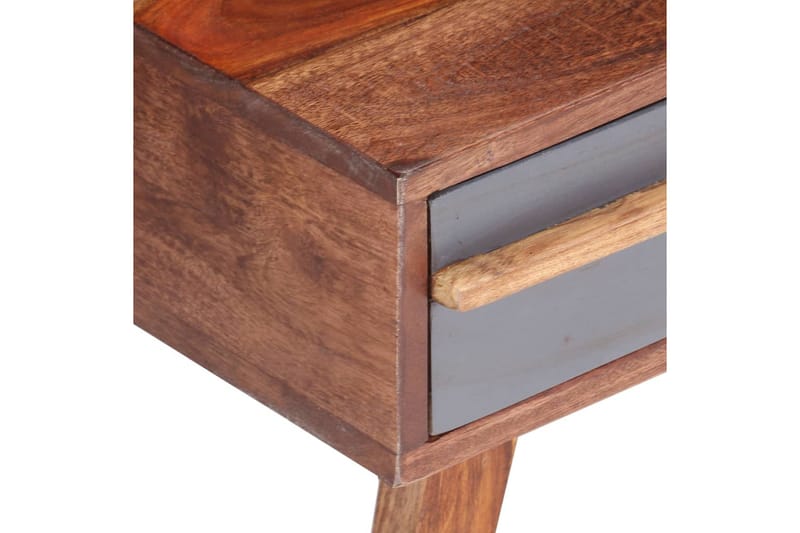Soffbord grå 110x50x40 cm massivt sheshamträ - Grå - Möbler - Bord & matgrupper - Soffbord