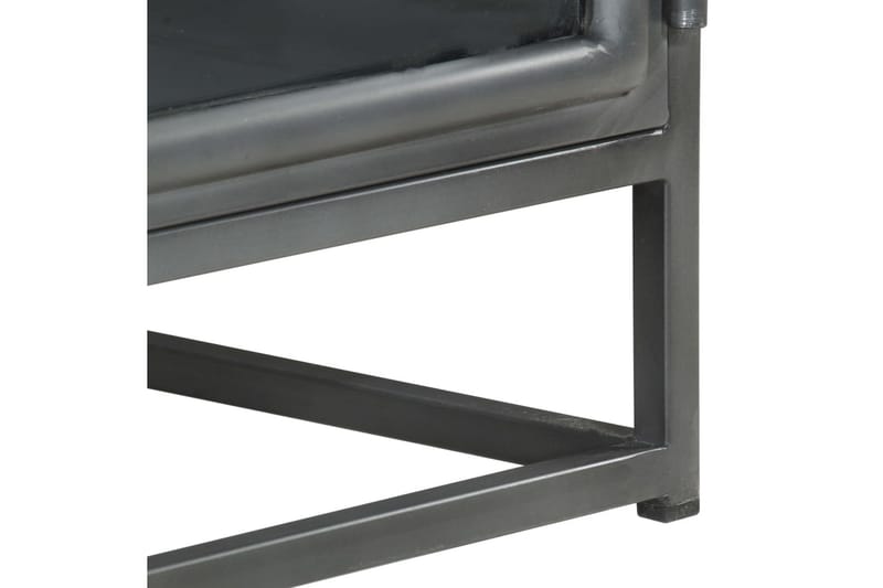 Soffbord grå 90x50x35 cm massivt akaciaträ - Grå - Möbler - Bord & matgrupper - Soffbord