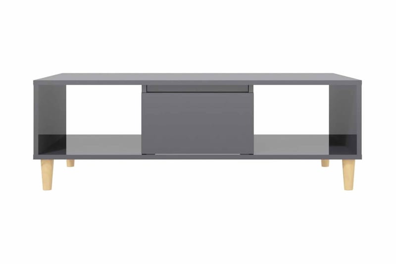 Soffbord grå högglans 103,5x60x35 cm spånskiva - Grå - Möbler - Bord & matgrupper - Soffbord