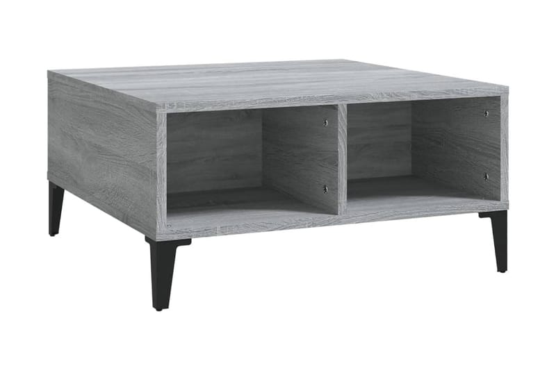 Soffbord grå sonoma 60x60x30 cm spånskiva - Grå - Möbler - Bord & matgrupper - Soffbord
