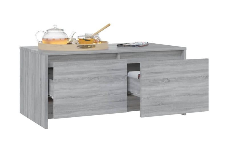Soffbord grå sonoma 90x50x41,5 cm spånskiva - Grå - Möbler - Bord & matgrupper - Soffbord