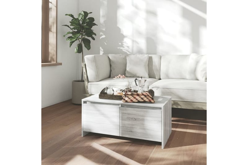 Soffbord grå sonoma 90x50x41,5 cm spånskiva - Grå - Möbler - Bord & matgrupper - Soffbord