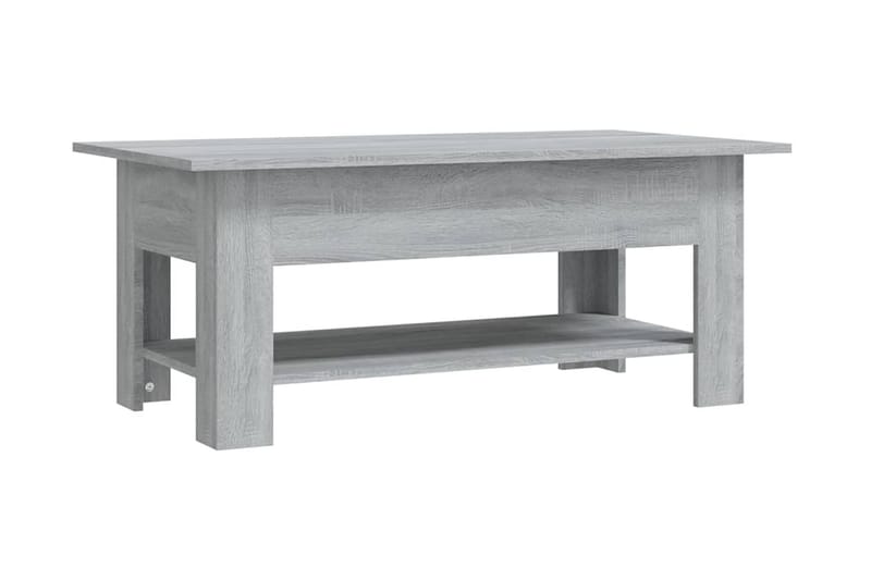 Soffbord grå sonoma-ek 102x55x42 cm spånskiva - Grå - Möbler - Bord & matgrupper - Soffbord