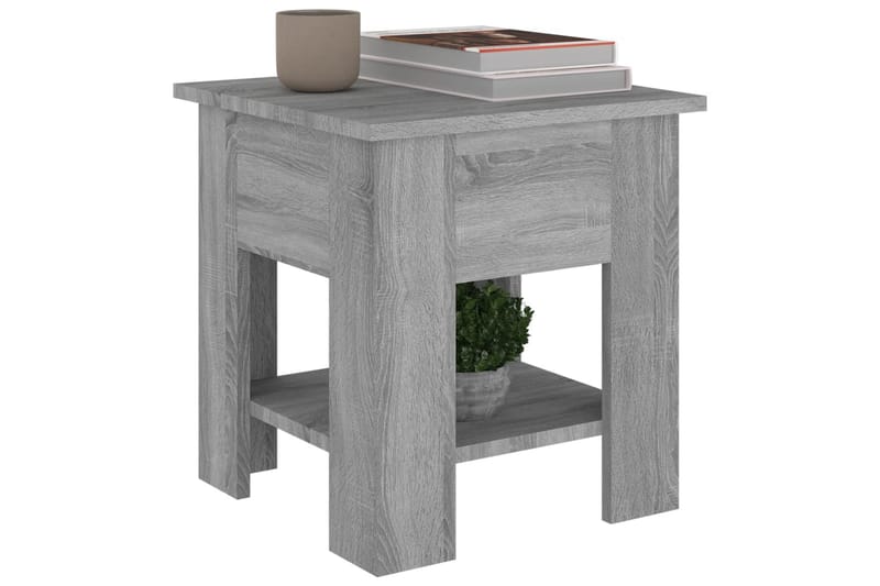 Soffbord grå sonoma-ek 40x40x42 cm konstruerat trä - Grå - Möbler - Bord & matgrupper - Soffbord