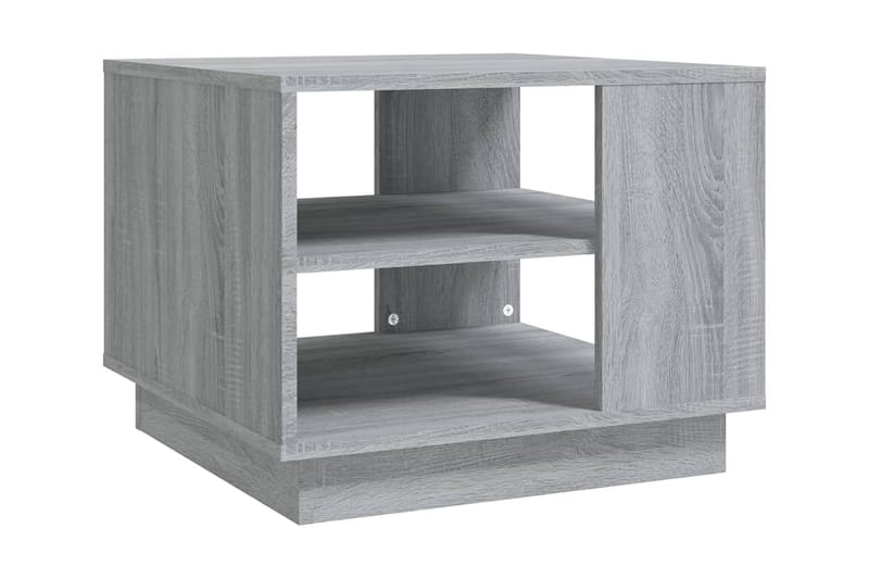 Soffbord grå sonoma-ek 55x55x43 cm spånskiva - Grå - Möbler - Bord & matgrupper - Soffbord
