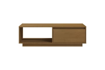 Soffbord honungbrun 110x50x33,5 cm massiv furu