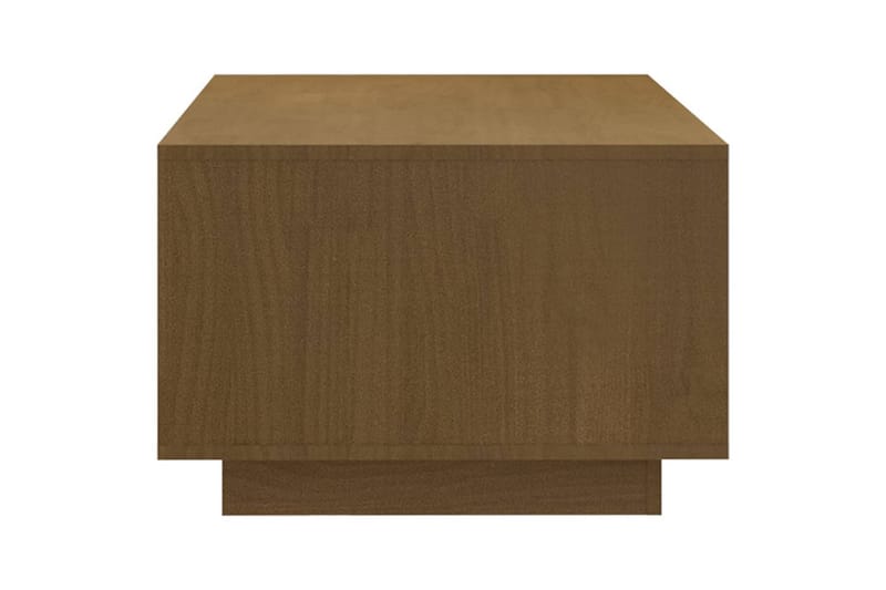 Soffbord honungbrun 110x50x33,5 cm massiv furu - Brun - Soffbord