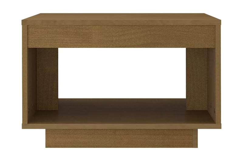 Soffbord honungbrun 50x50x33,5 cm massiv furu - Brun - Möbler - Bord & matgrupper - Soffbord