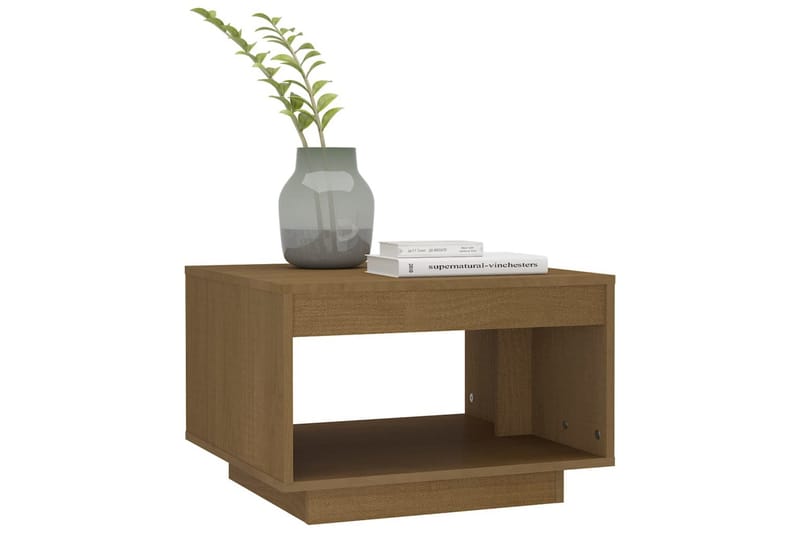 Soffbord honungbrun 50x50x33,5 cm massiv furu - Brun - Möbler - Bord & matgrupper - Soffbord