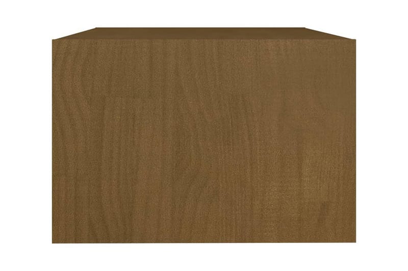 Soffbord honungbrun 75x50x33,5 cm massiv furu - Brun - Soffbord