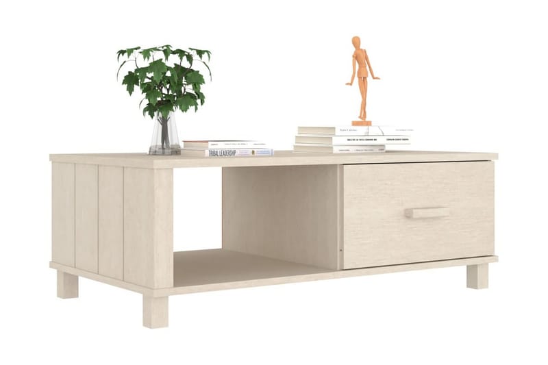 Soffbord honungsbrun 100x55x35 cm massiv furu - Brun - Möbler - Bord & matgrupper - Soffbord