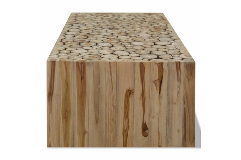 Soffbord i äkta teak 90x50x35 cm - Brun - Möbler - Bord & matgrupper - Soffbord