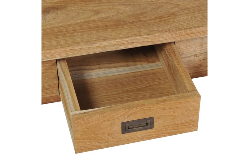 Soffbord i massiv teak 100x60x35 cm - Brun - Soffbord