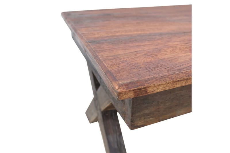 Soffbord i massivt återvunnet trä 110x60x45 cm - Brun - Soffbord