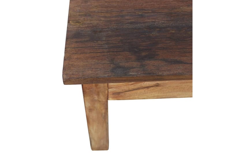 Soffbord i massivt återvunnet trä 98x73x45 cm - Brun - Soffbord
