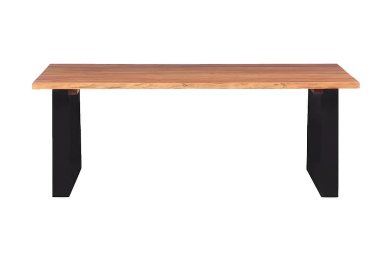 Soffbord i massivt akaciaträ 110x60x40 cm - Brun - Möbler - Bord & matgrupper - Soffbord