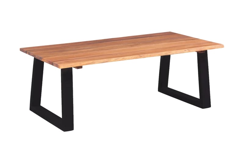 Soffbord i massivt akaciaträ 110x60x40 cm - Brun - Möbler - Bord & matgrupper - Soffbord