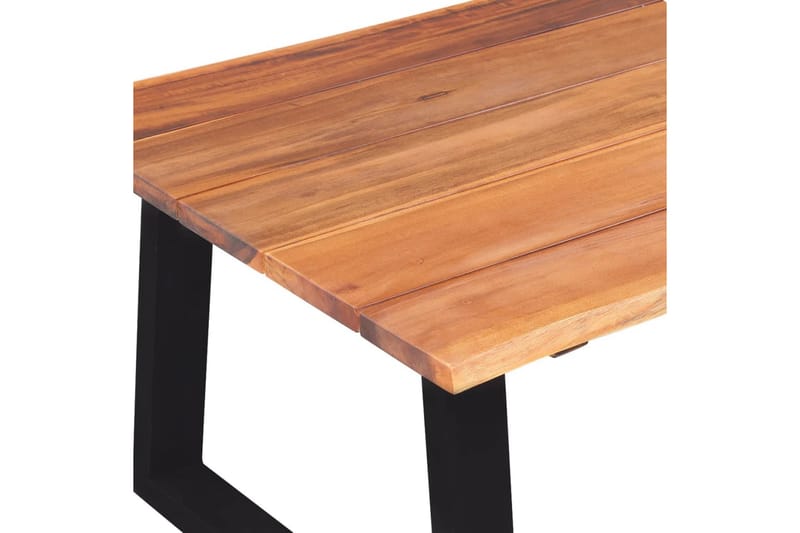 Soffbord i massivt akaciaträ 110x60x40 cm - Brun - Möbler - Bord & matgrupper - Soffbord