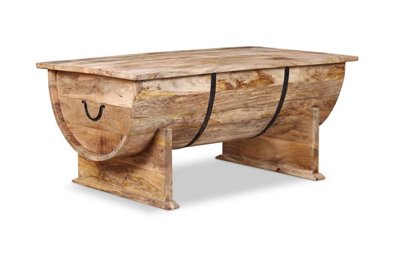 Soffbord i massivt mangoträ 88x50x40 cm - Brun - Möbler - Bord & matgrupper - Soffbord