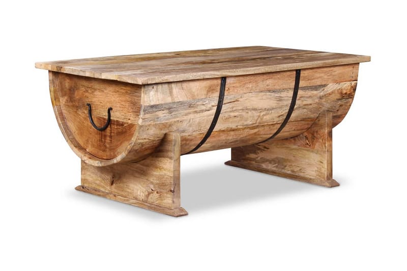 Soffbord i massivt mangoträ 88x50x40 cm - Brun - Möbler - Bord & matgrupper - Soffbord