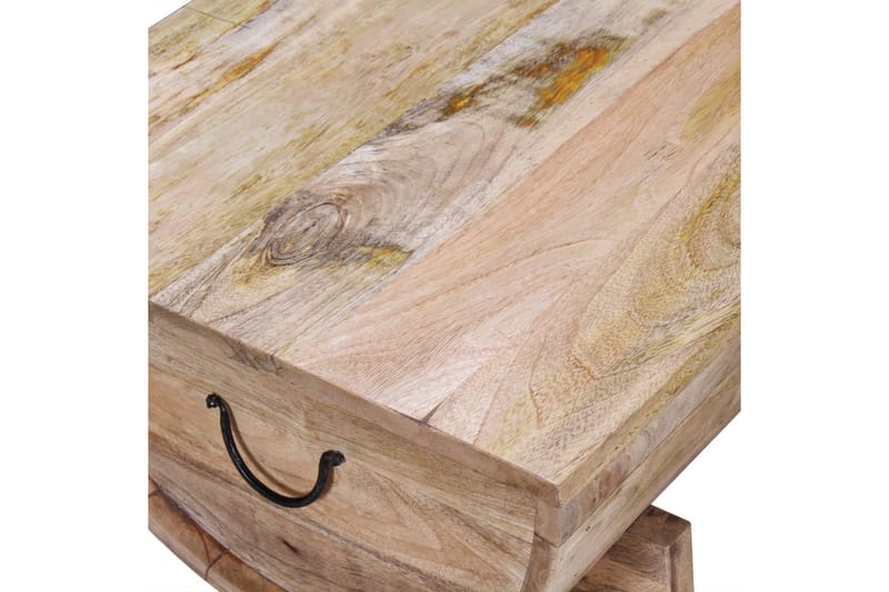 Soffbord i massivt mangoträ 88x50x40 cm - Brun - Möbler - Bord & matgrupper - Soffbord