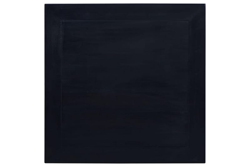 Soffbord ljus svart 68x68x30 cm massiv mahogny - Svart - Möbler - Bord & matgrupper - Soffbord