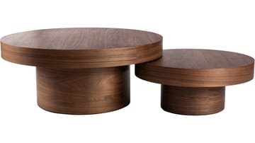 Soffbord Malvik 30 cm / Ø70 cm - Valnöt - Möbler - Bord & matgrupper - Soffbord