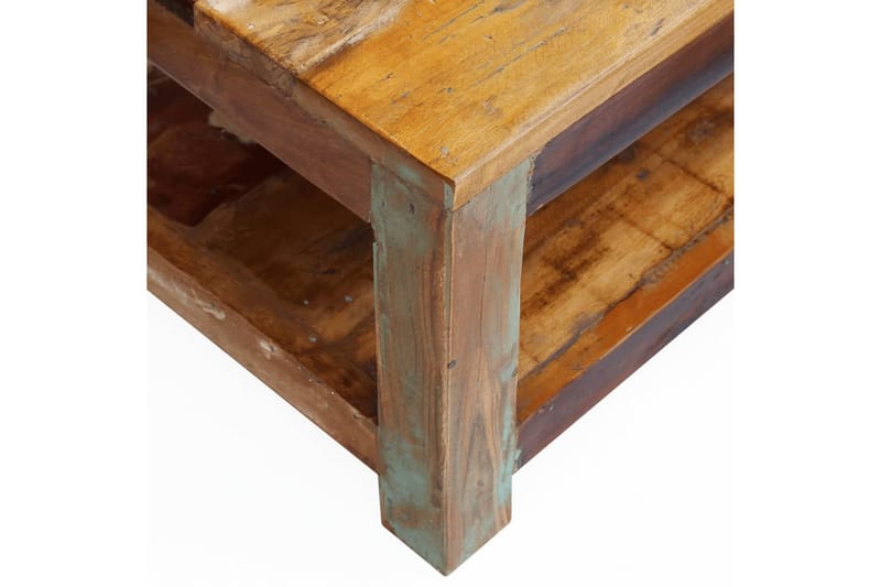 Soffbord massivt återvunnet trä 90x45x35 cm - Brun - Möbler - Bord & matgrupper - Soffbord