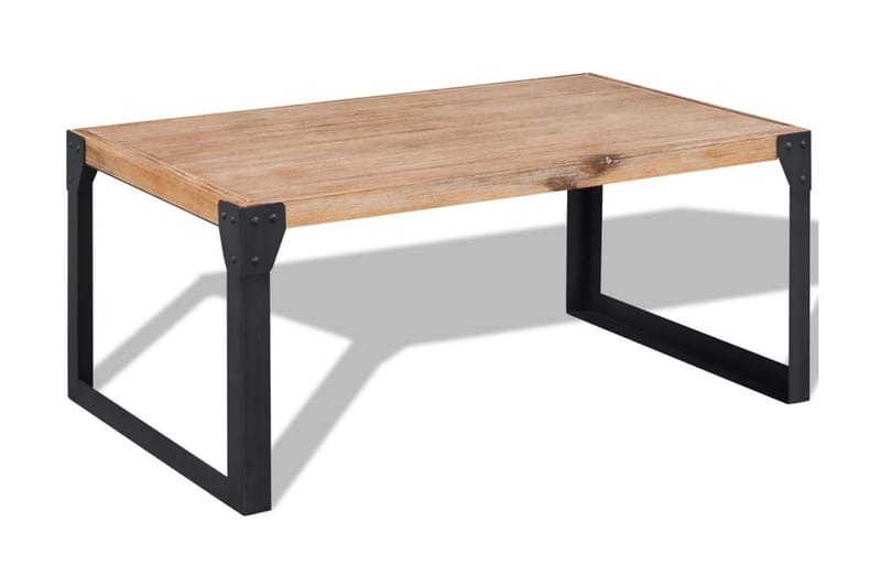 Soffbord massivt akaciaträ 100x60x45 cm - Brun - Möbler - Bord & matgrupper - Soffbord