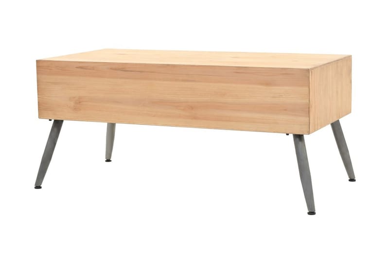 Soffbord massivt granträ 115x55x50 cm - Brun - Möbler - Bord & matgrupper - Soffbord