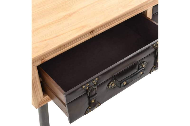 Soffbord massivt granträ 115x55x50 cm - Brun - Möbler - Bord & matgrupper - Soffbord