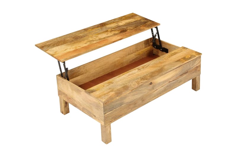 Soffbord massivt mangoträ 110x55x35 cm - Brun - Möbler - Bord & matgrupper - Soffbord