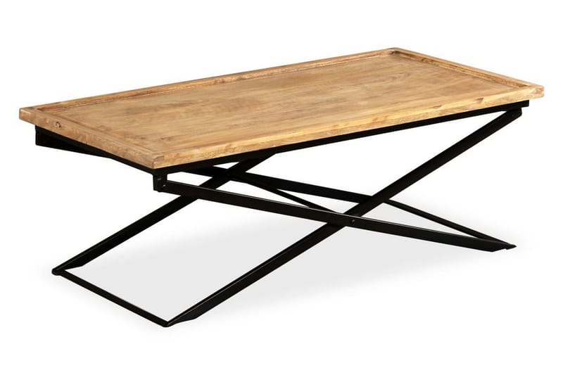 Soffbord massivt mangoträ 110x55x42 cm - Brun - Möbler - Bord & matgrupper - Soffbord