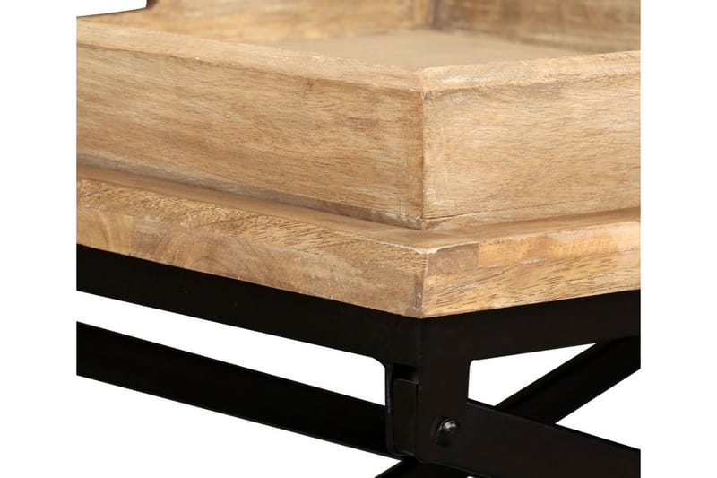 Soffbord massivt mangoträ 110x55x42 cm - Brun - Möbler - Bord & matgrupper - Soffbord