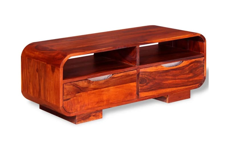 Soffbord massivt sheshamträ 90x40x35 cm - Brun - Möbler - Bord & matgrupper - Soffbord
