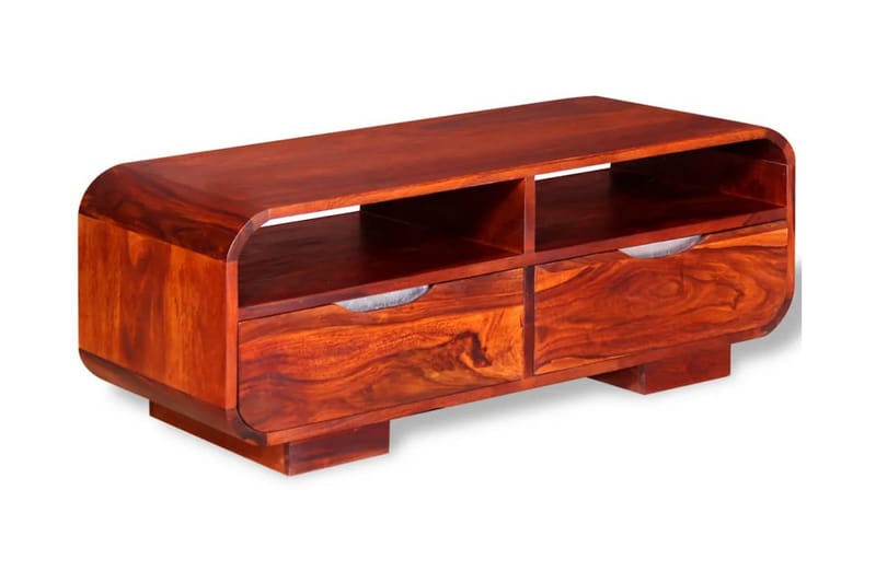 Soffbord massivt sheshamträ 90x40x35 cm - Brun - Möbler - Bord & matgrupper - Soffbord