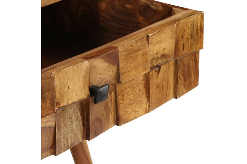 Soffbord massivt sheshamträ med honungsfinish 110x50x37 cm - Brun - Möbler - Bord & matgrupper - Soffbord