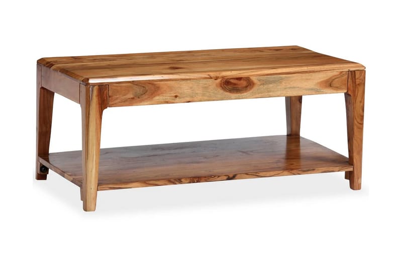 Soffbord massivt trä 88x50x38 cm - Brun - Möbler - Bord & matgrupper - Soffbord