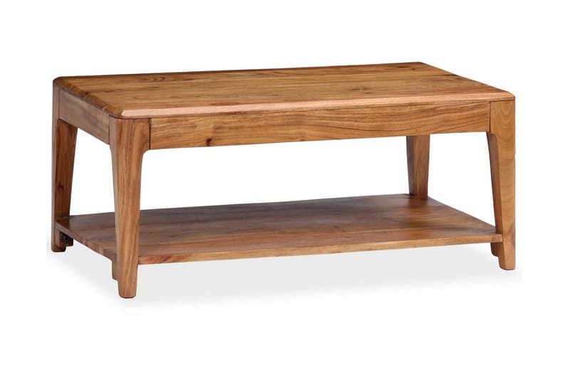 Soffbord massivt trä 88x50x38 cm - Brun - Möbler - Bord & matgrupper - Soffbord