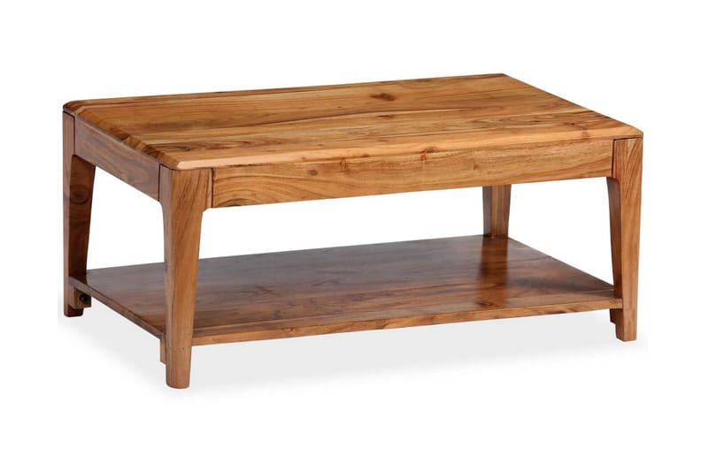 Soffbord massivt trä 88x50x38 cm - Brun - Möbler - Bord & matgrupper - Soffbord