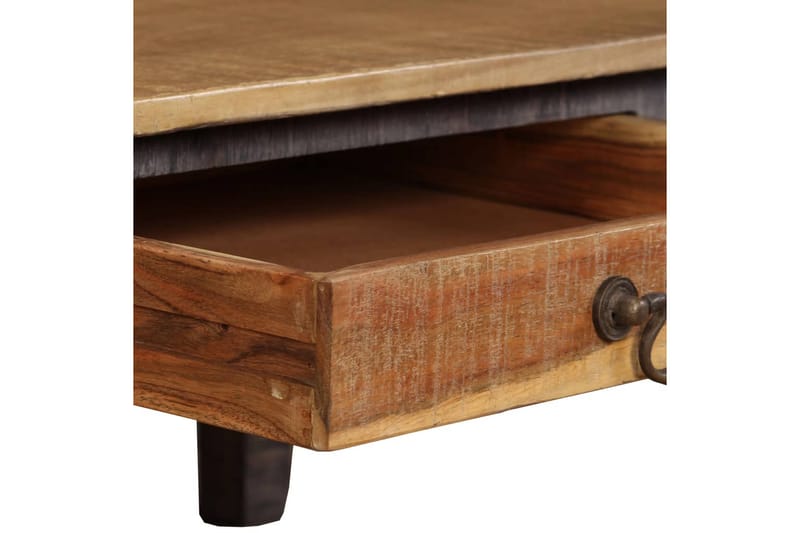 Soffbord massivt trä vintage 118x60x40 cm - Brun - Soffbord
