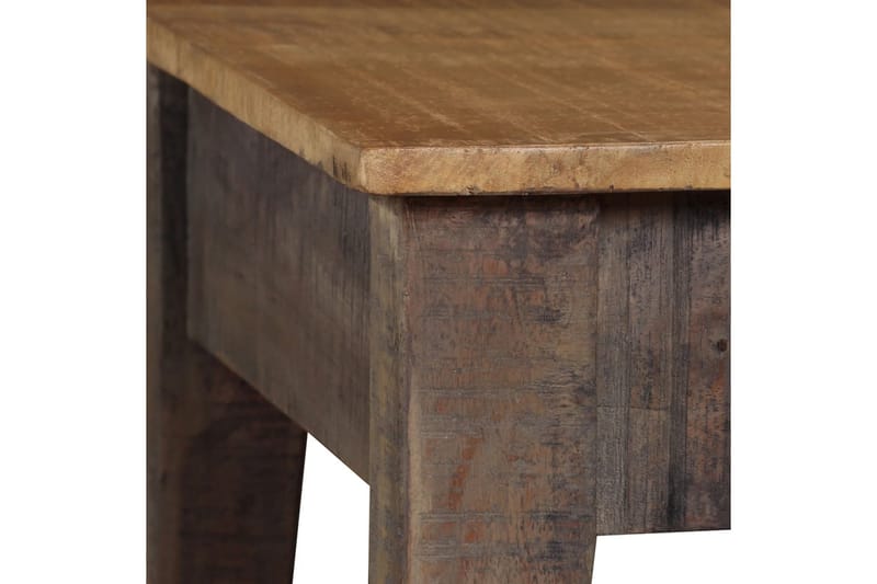 Soffbord massivt trä vintage 118x60x40 cm - Brun - Soffbord