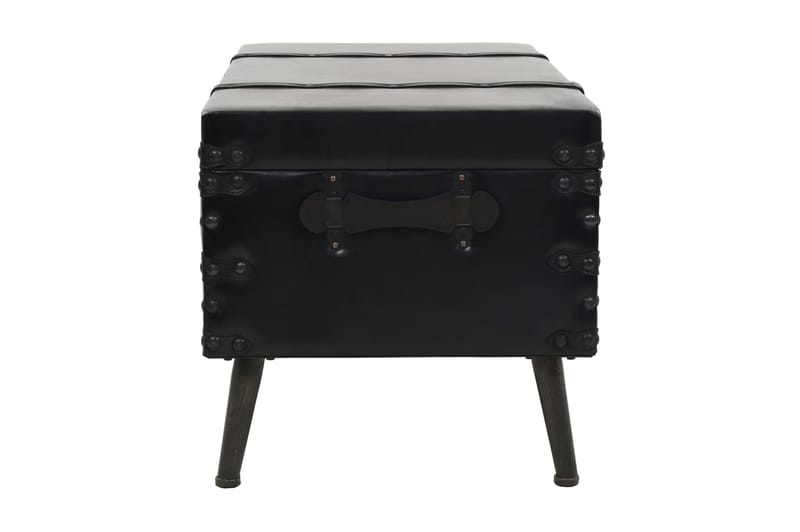 Soffbord MDF och stål 102x51x48 cm - Svart - Möbler - Bord & matgrupper - Soffbord