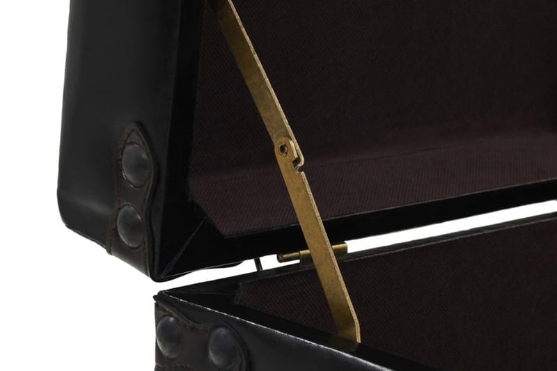 Soffbord MDF och stål 102x51x48 cm - Svart - Möbler - Bord & matgrupper - Soffbord