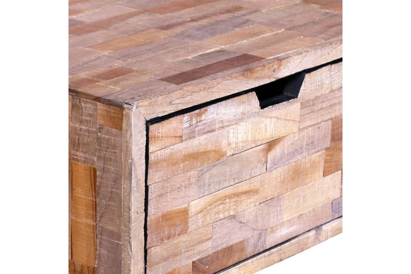 Soffbord med 4 lådor återvunnen teak - Flerfärgad - Soffbord