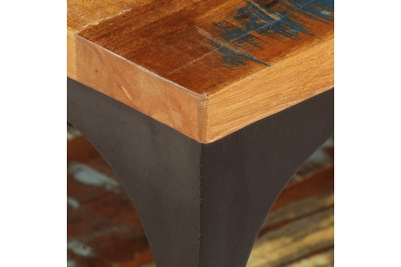 Soffbord med hylla 100x60x35 cm massivt återvunnet trä - Brun - Möbler - Bord & matgrupper - Soffbord